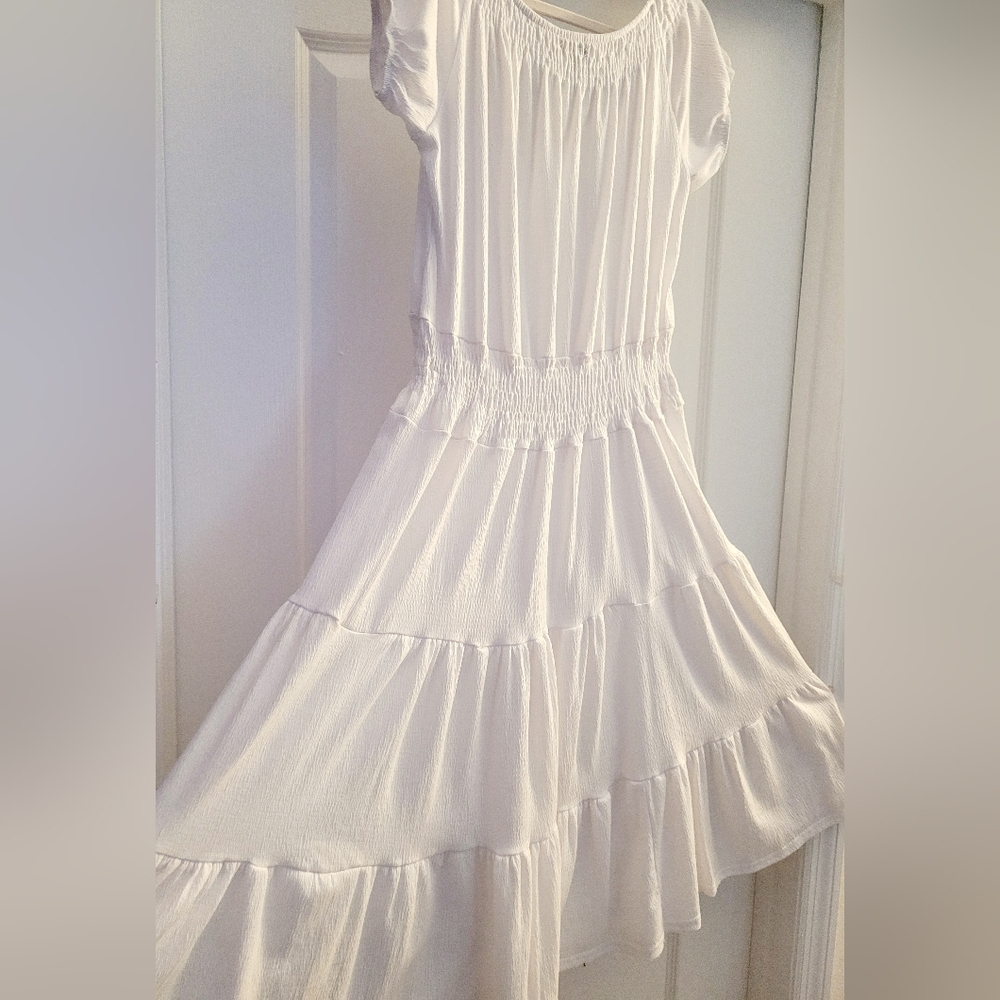 ✨️Love White Ruffled Tiered Sundress - Picture 8 of 10